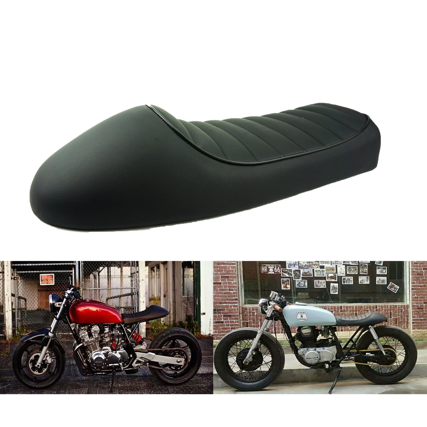 Retro Modified Seat Pedestal — Leather Hump Saddle