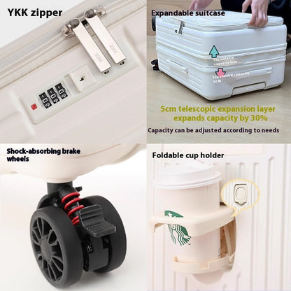 3-Piece Suitcase Set — Side-Opening, Expandable, YKK