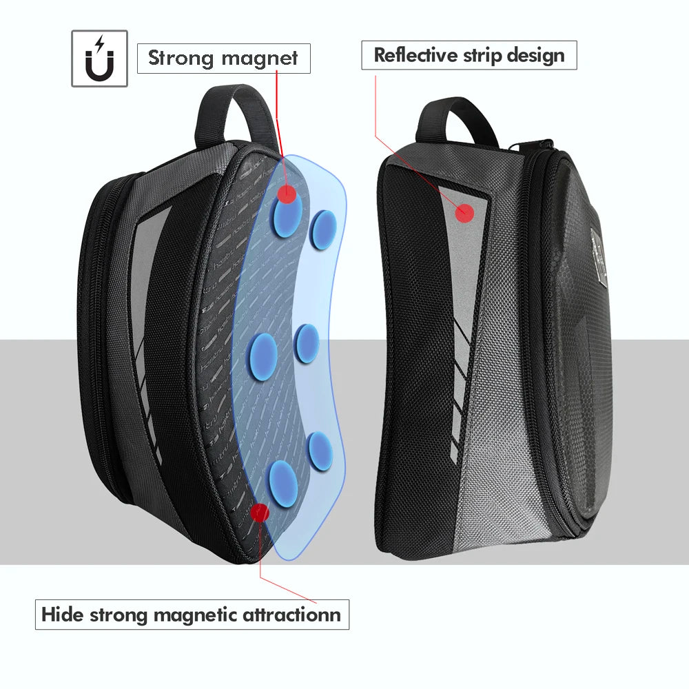 Magnetic Tank Bag 4.5L — Sport Hard Shell, EVA Tank-Fit