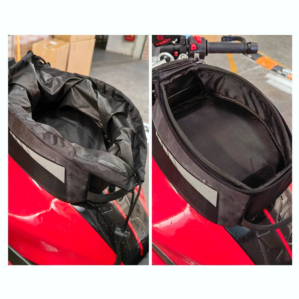 Magnetic Tank Bag 4.5L — Touring Hard Shell, EVA Teardrop