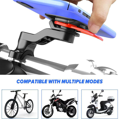 Anti-Shake Phone Mount — Quick-Release Bike Holder