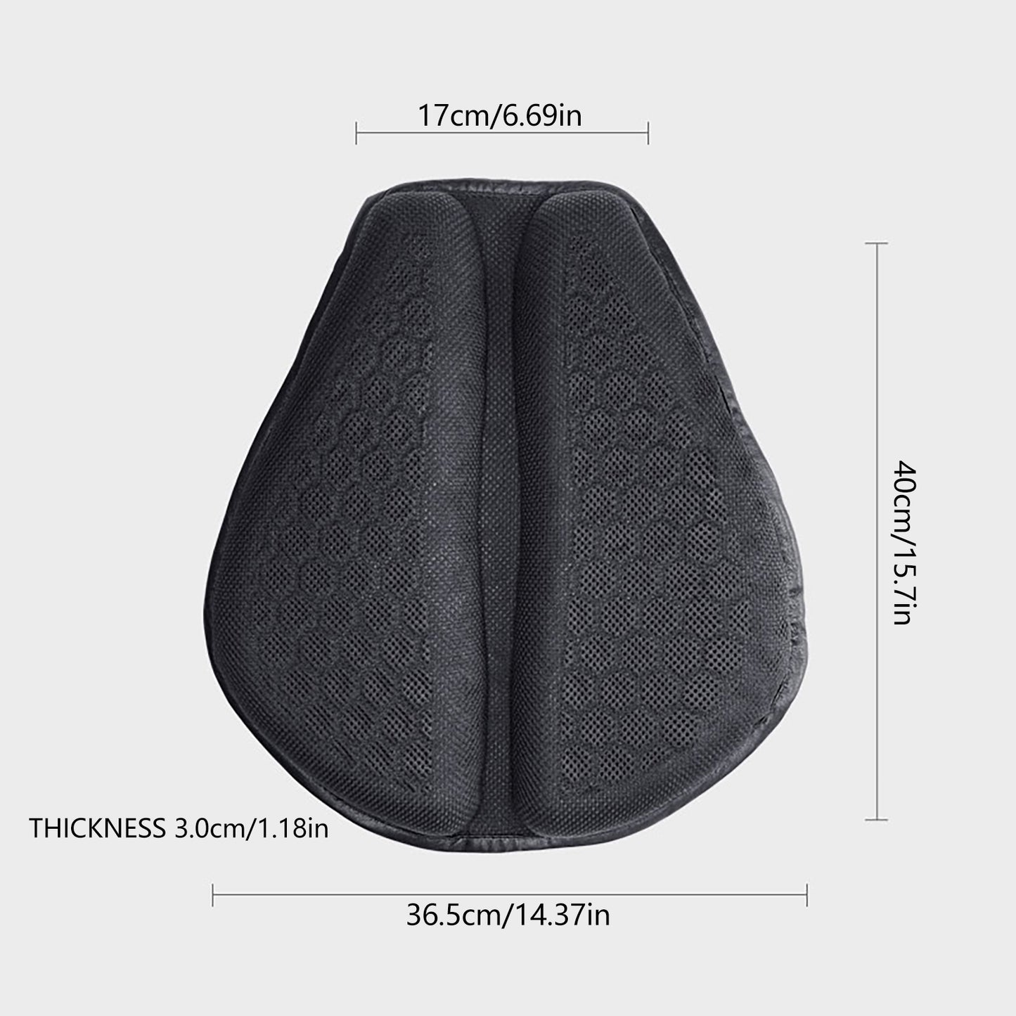 Motorcycle Seat Cover — Shock-Absorbing, Sun-Proof