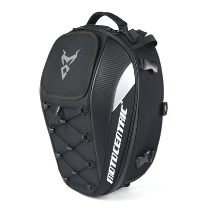 Motorcycle Tail Bag — Large Capacity, Rear Helmet Bag
