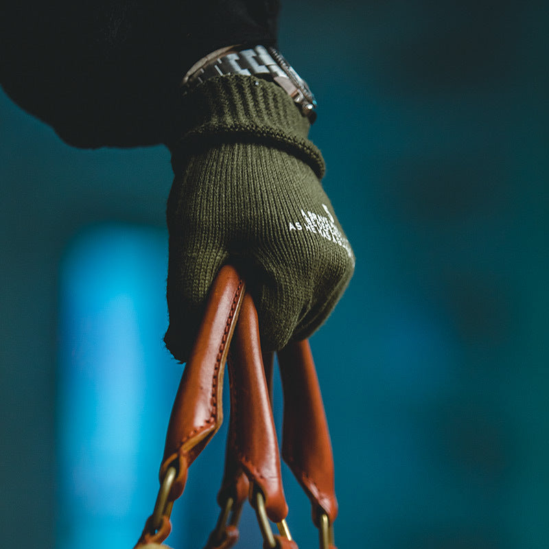 Retro Riding Gloves — Warm, Wear-Resistant Winter Pair