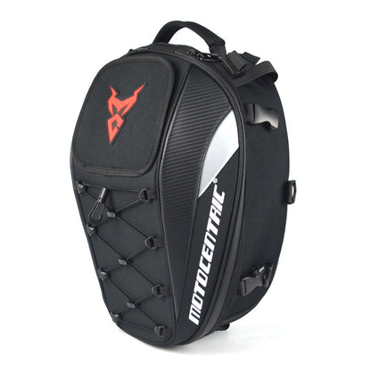 Motorcycle Tail Bag — Large Capacity, Rear Helmet Bag