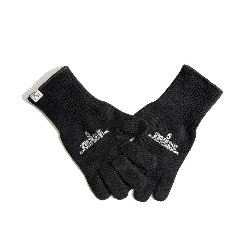 Retro Riding Gloves — Warm, Wear-Resistant Winter Pair